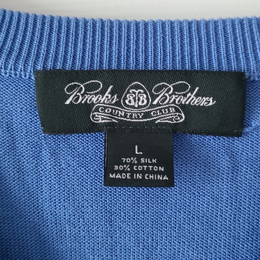Brooks Brothers Silk Blend Sweater - Picture 2 of 3